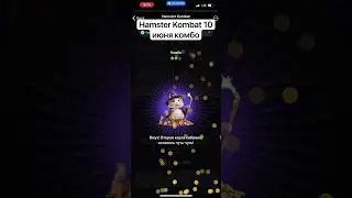 Хамстер Комбат комбо карты 10 июня! Combo Hamster Kombat