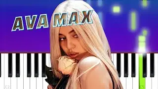 Ava Max - Who's Laughing Now (Piano tutorial)