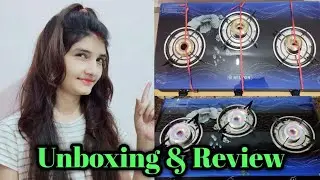 MILTON 3 Burner Blue Glass Top LPG Gas Stove!! Honest Review and Unboxing!!