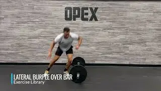 Lateral Burpee Over Bar