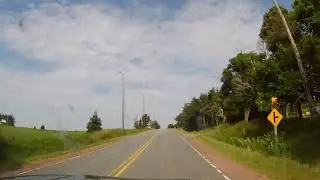 Driving Through North Wiltshire, Prince Edward Island - Canada