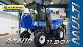 New BRAUD 11.90X MULTI - A new Benchmark harvesting Almond and Olive Super High Density