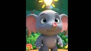 The cartoon Elephant 🐘#foryou beautiful ❤️ Elephant save the jungle #elphant 