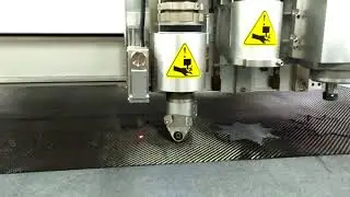110801 Carbon fabric cutting / Professional manufacturer of digital knife cutter