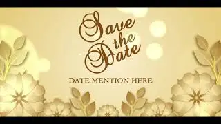 Cinematic Wedding Invitation Video | Save The Date Video | Digital Invite | Make Your Invitations |