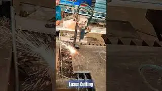 Extremely Precise Laser Cutting on Heavy Metal Sheet - Amazing Tools #Tool #gadgets #shorts