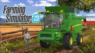 Farming simulator 23 Harvesting gehoon cat fs23 🔥