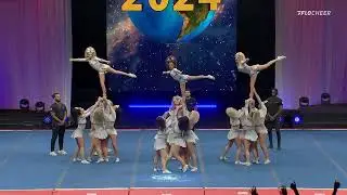 South Jersey Storm Snow Angels Semifinals [The 2024 Cheerleading Worlds] WITH SOUND