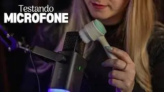ASMR | TESTANDO MICROFONE FIFINE AM8 | SONS DE OBJETOS | ASMR PRA QUEM N&Atilde;O TEM FONE | SUSSURROS