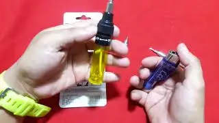 Portable Tool Cordless Gas Solder Iron Welding Pen Burner Butane Blow Torch How To Charge and Use