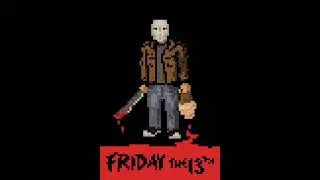 Pixel Friday the 13th #fridaythe13th #jason #horrormovies #horror #aseprite #pixelart #art #sketch