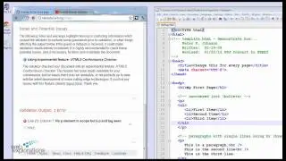 Validate HTML5 code using Google Chrome HTML Validator