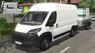 FS25 - 2024 Peugeot Boxer L2H2 - CAR MOD for Farming Simulator 2025 ROLEPLAY FS25 GAMEPLAY