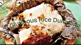 DIMSUM, Sticky Rice Wrap with Lotus Leaves