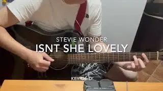 Isn&rsquo;t she lovely key of D acoustic guitar guide backing track