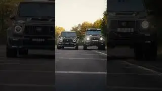 Mercedes G63 brabus vs Mercedes G63 pickup Brabus xlp 900 #shorts
