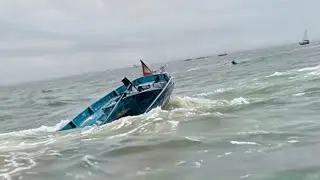 Disaster at Sea Fishing Boat Drowned by Rogue Waves | Haji Yaqwani
