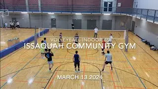 Volleyball Indoor 6s @ Issaquah Community Gym March 13 2025