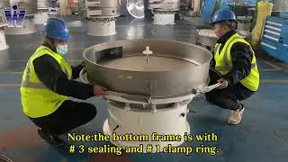 Assembly of  clamp ring & gasket for WEILIANG S49 vibrating screen