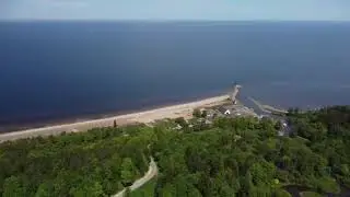 Красоты Эстонии. Тойла - променад, пляж, парк.