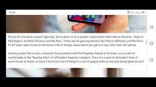 Poco F4 GT Long-Term Review and Specification