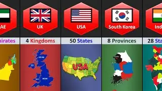 How Many States From Different Countries