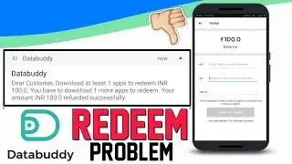 Databuddy Redeem Problem || Download Atleast 1 Apps to Reddem (Fix) || Hindi
