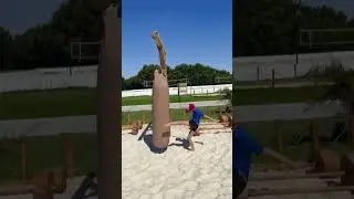 Jungle Gym    #BeachWorkout #Boxing #PunchingBag #BeachVibes #KidsFitness #ActiveKids #SummerFitness