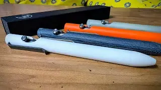 G10 White - Bolt Action Pen - Standard - Tactile Turn - Shop Series #PenAddict #EDC #stormtrooper