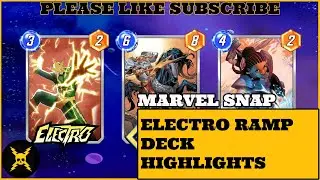 Electro Ramp is Shockingly Strong!  Electro Ramp Deck Guide | Marvel snap !!!
