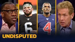 Baker Mayfield thanks Cleveland fans after Browns meet with Deshaun Watson | NFL | UNDISPUTED