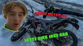 Kjører i Snø Med Motorsykler! (Begge trynte) Norsk Motovlog