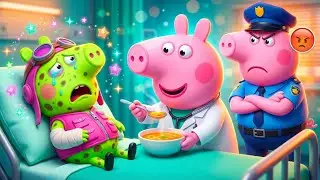 George Acts Like a Zombie 🧟&zwj;♂️ Daddy Pig to the Rescue | Funny Peppa Pig 3D Animation