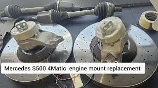 Mercedes benz S500 4Matic engine mount replace#Mercedes engine mount replacement