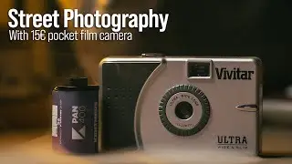 A day of Street Photography with 15e pocket film camera Vivitar Ultra Slim