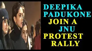 Deepika Padukone joined  A protest Against Violence of JNU Student Attacked | Watch India