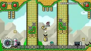 Risky Playground [Kaizo Lite] by Prxston 🍄Super Mario Maker 2 Switch 2 No Commentary #dso