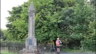 Piping 100 2023 Day 71, Battle Of Falkirk 1746 Memorial, Killiecrankie, Gallant Murray