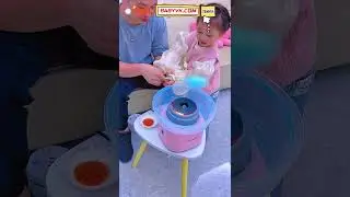 Cotton Candy Maker: Easy, Fun & Safe Cotton Candy at Home #KidsSnack