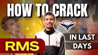 HOW  TO CRACK RMS IN LAST DAYS  BY RMS BELGAUM SELECTED CADET II #sainik_school_coaching