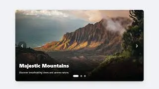 Responsive Image Slider with HTML, CSS & JavaScript | Beginner Tutorial