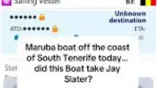 The maruba yacht seen near 2 areas where jay might of gone missing?? very odd!