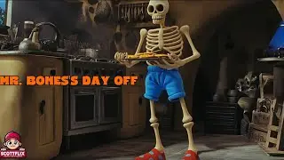 Mr. Bones's Day Off Short AI Animated Comedy Film