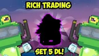 RICH TRADING SET CHALLENGE PRO 5 DL! OMG NEW PRO SET! GROWTOPIA INDONESIA