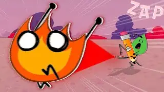 BFDI But Animated In Animatic Battle Style!