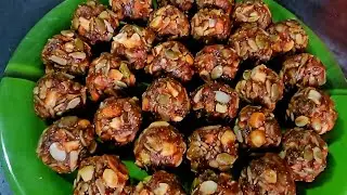 Dryfruits laddu Recipe InTelugu 😋 👌 |Healthy Laddu Recipe |How To Make Dryfruits laddu 