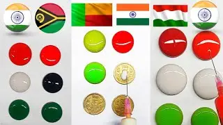 water drops art & coin🪙|flag art| #trending​ #reels​ #viral​ #india​ #painting​ #art​ #shorts​