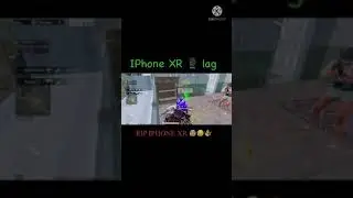 IPHONE XR LAG IN BGMI😰#shorts #pubgmobile#bgmi#lag