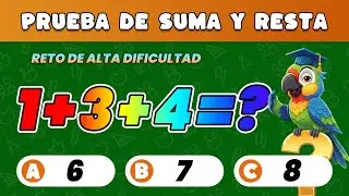¡Reto de Matemáticas Divertido! 🧩 Sumas y Restas hasta 20 (6-7 Años / 1º Grado)