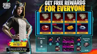 Get Free Rewards For Everyone | Cyber Week | Free Materials & Mythic Emblem |PUBGM
